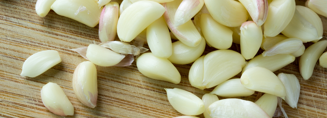 Gepelde knoflook